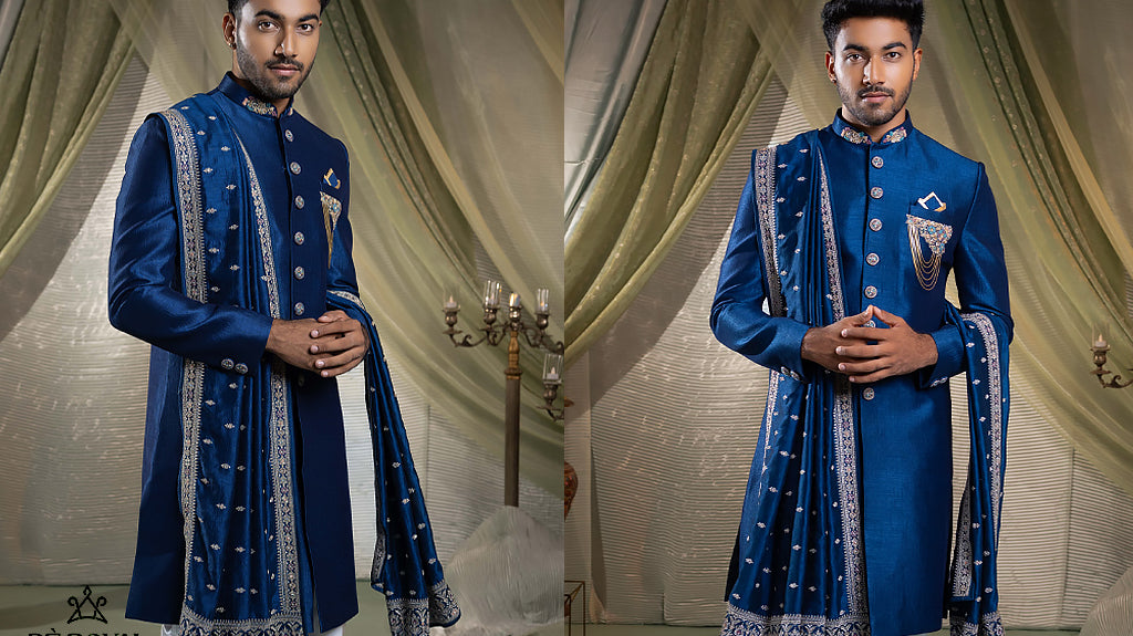 Dupatta Styles for Groom