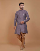 Jacqaurd Cross Pattern Semi Indo