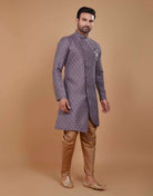 Jacqaurd Cross Pattern Semi Indo