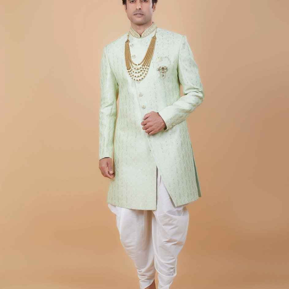 All Over Elegant Self Design Indo Western Set