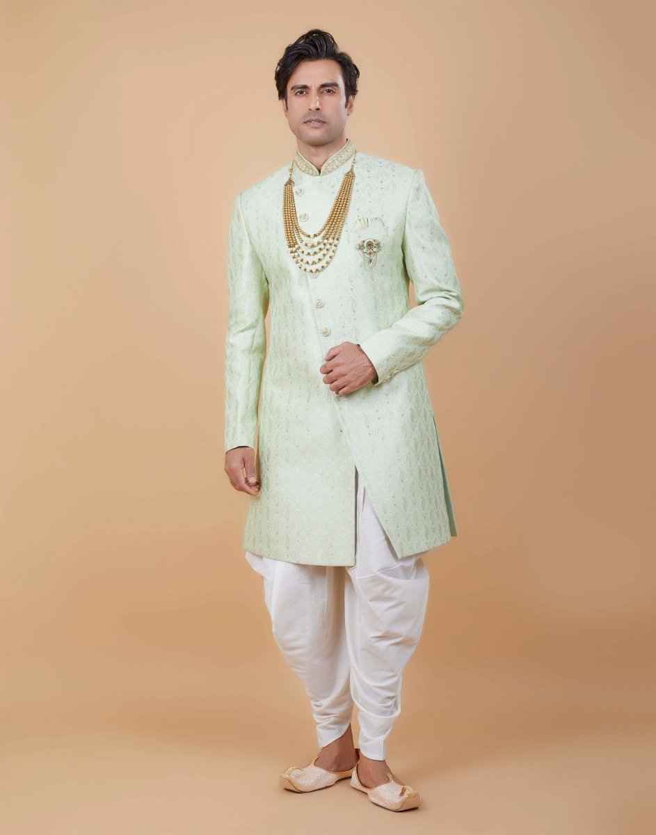 All Over Elegant Self Design  Indo Western Set