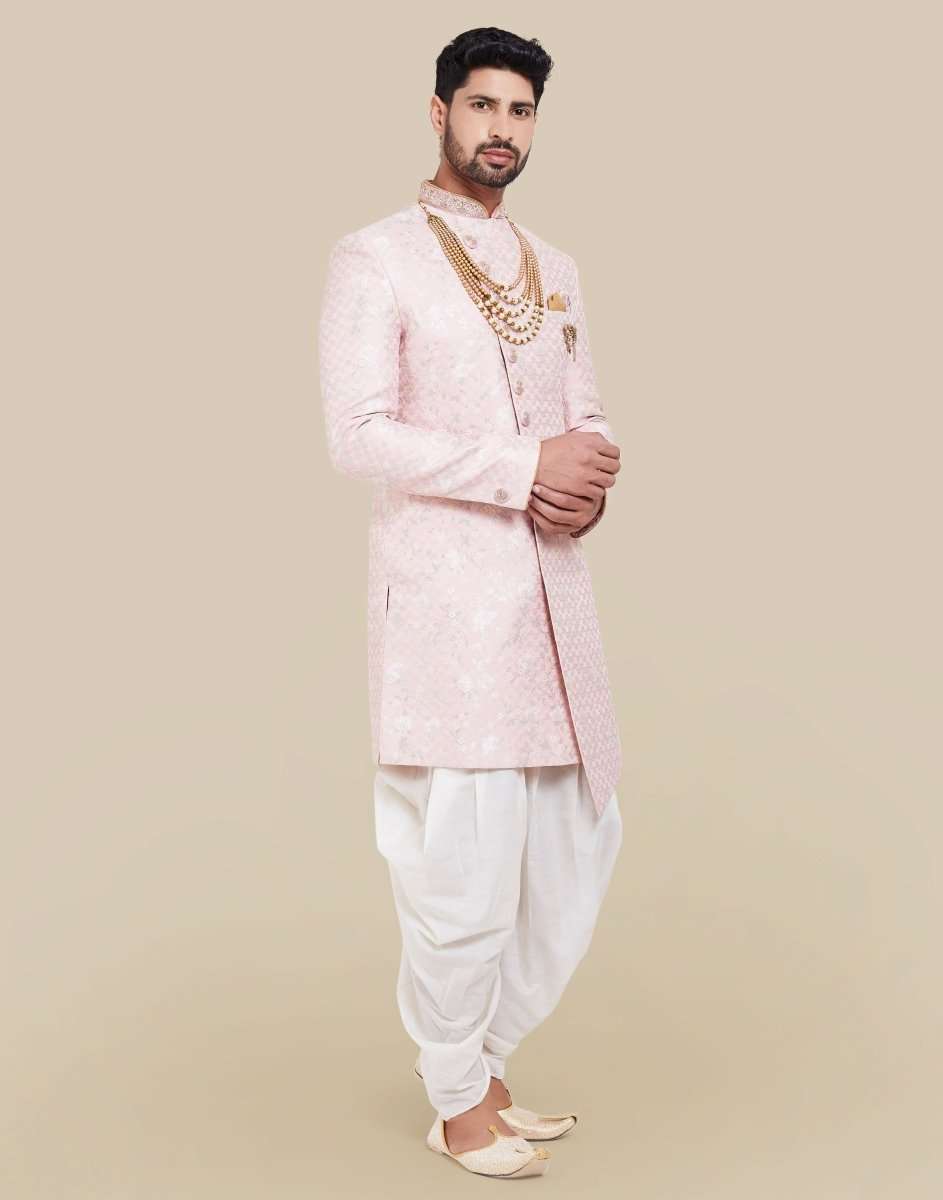 Brocade Jacquard Sherwani Set