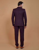 Stylish Maroon Designer Suit