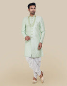 Thread And Sequence Work Indo Western Sherwani Set