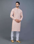 Stylish Printed Kurta For Men