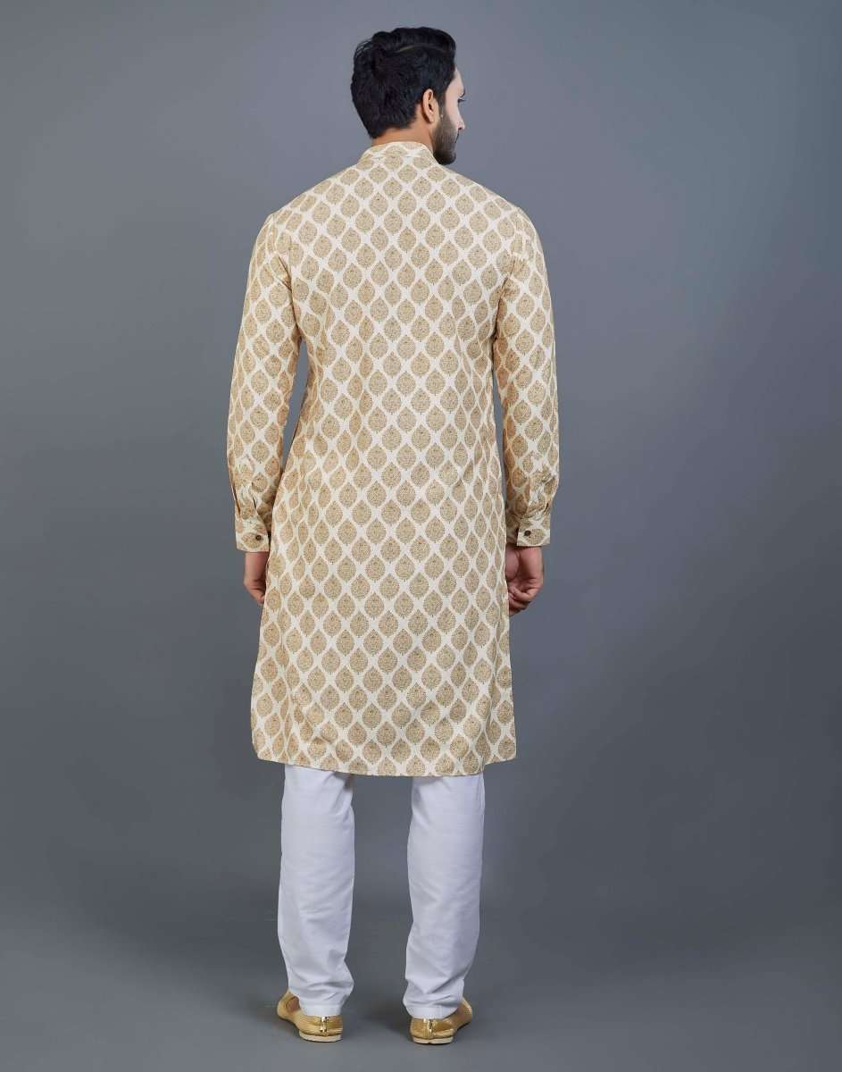 Brocade Self Pattern Kurta