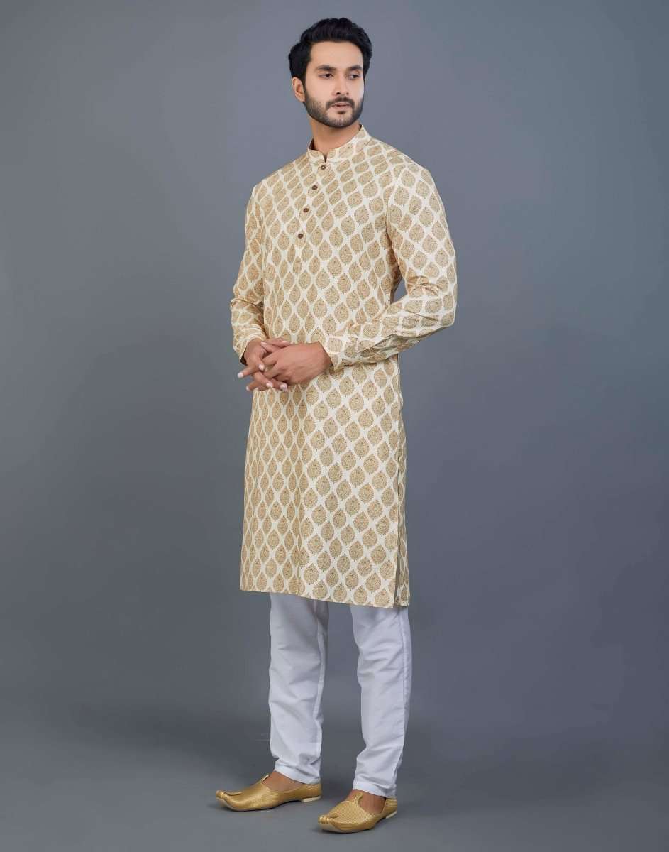 Brocade Self Pattern Kurta
