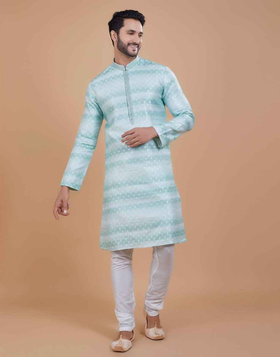 All Over Self Printed Design Kurta Pajama