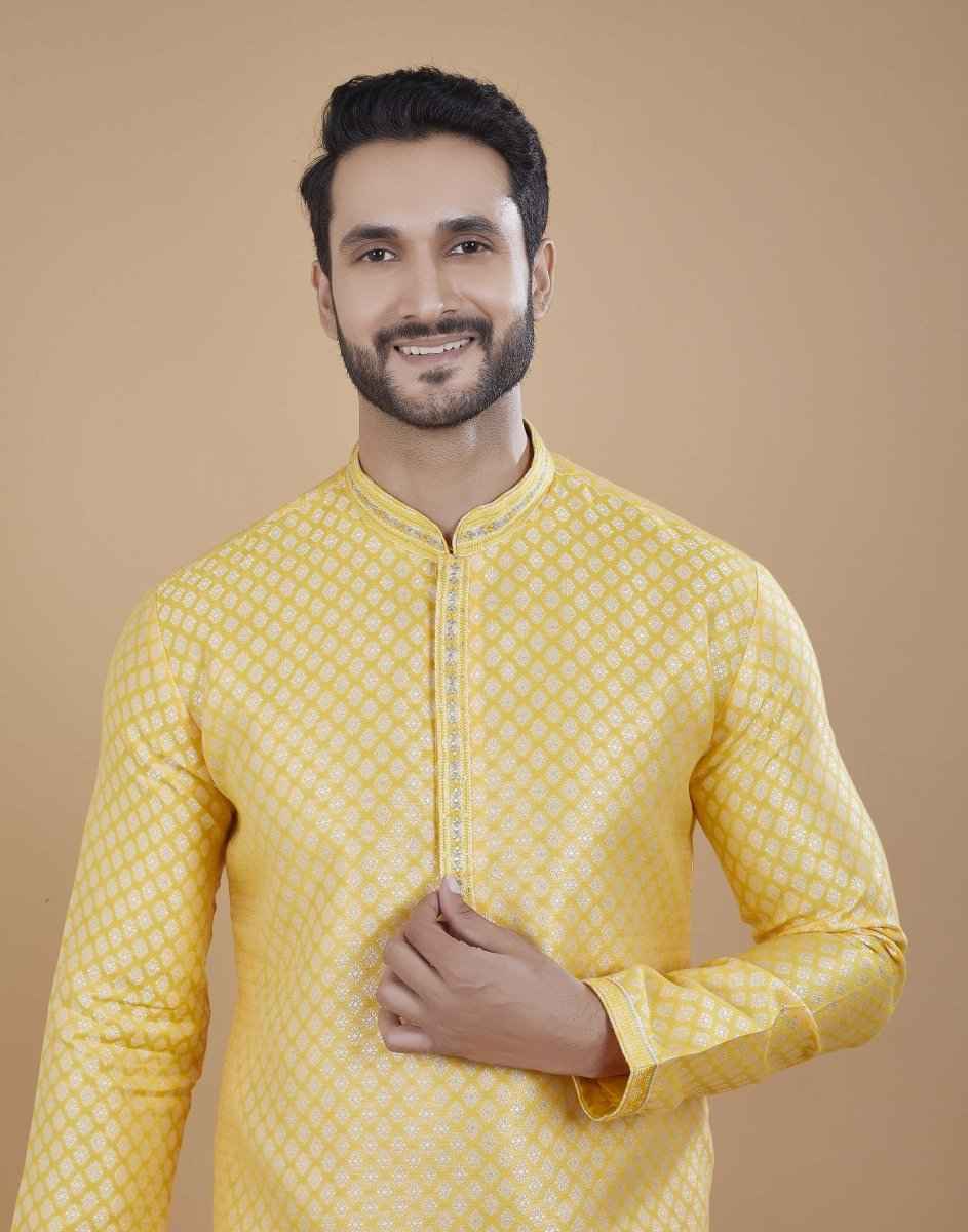 All Over Silver Booti Printed Kurta Set