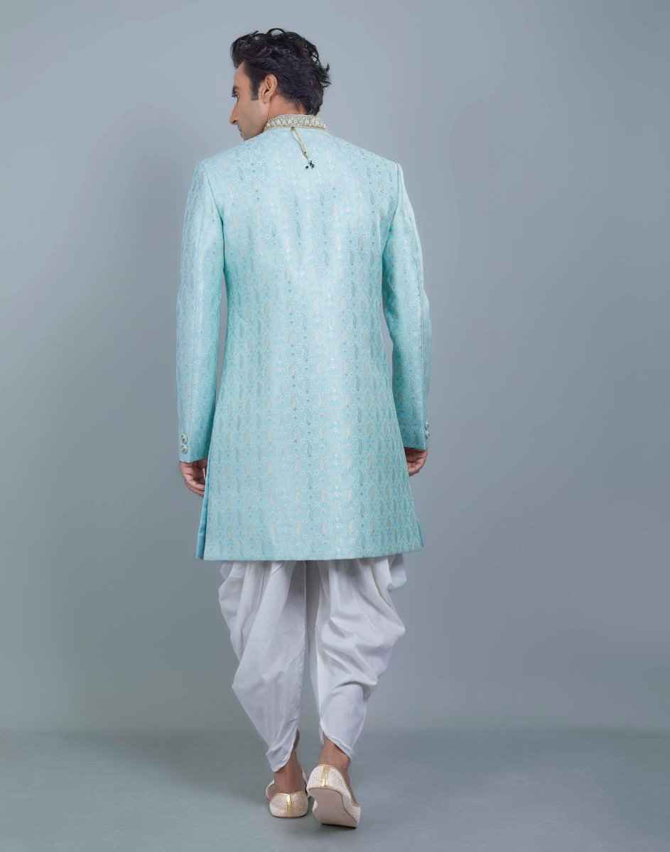 All Over Elegant Self Design  Indo Western Set