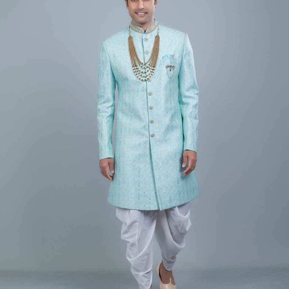 All Over Elegant Self Design Indo Western Set