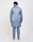Jacquard 3D Self Plain Kurtha Set