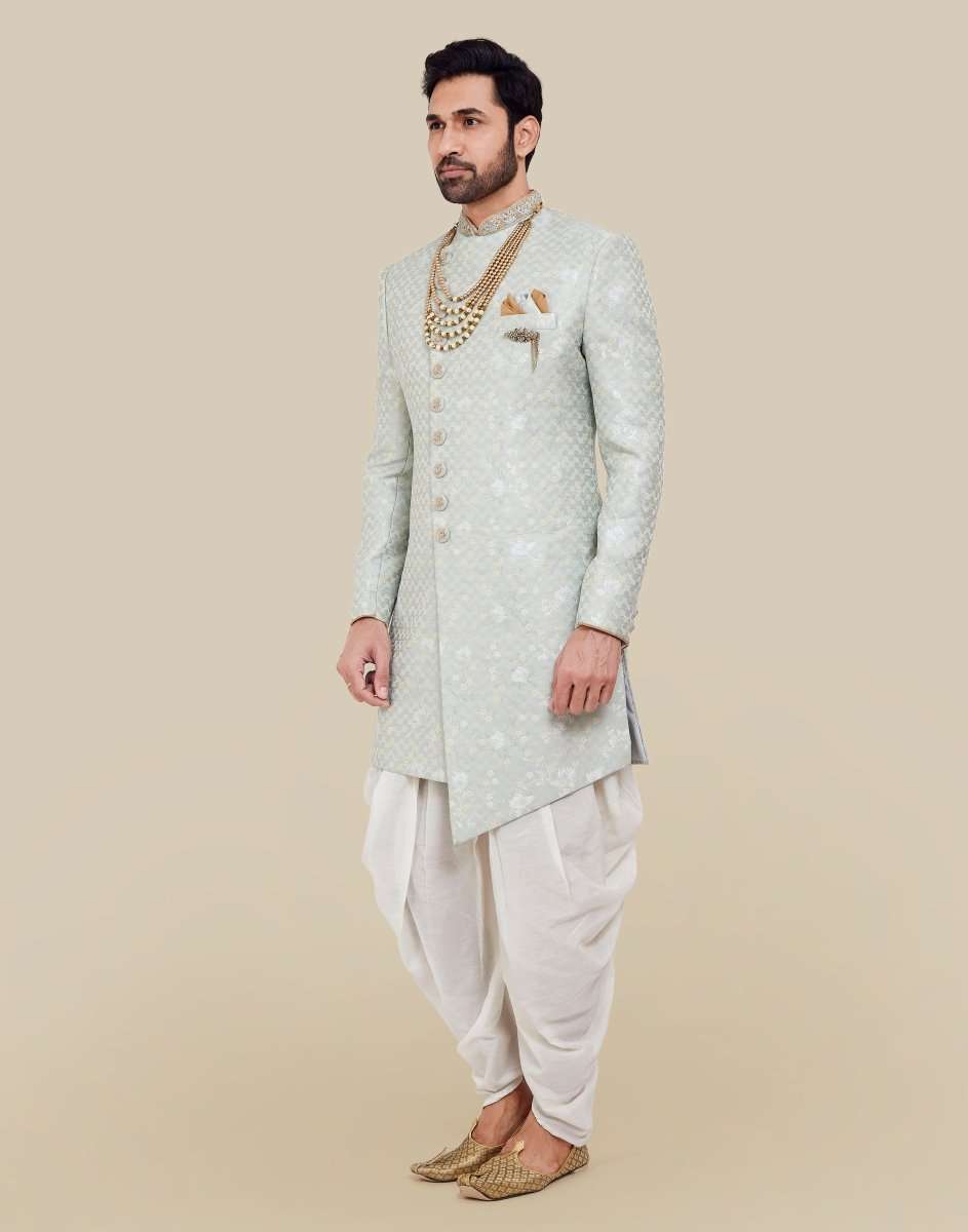 Brocade Jacquard Sherwani Set