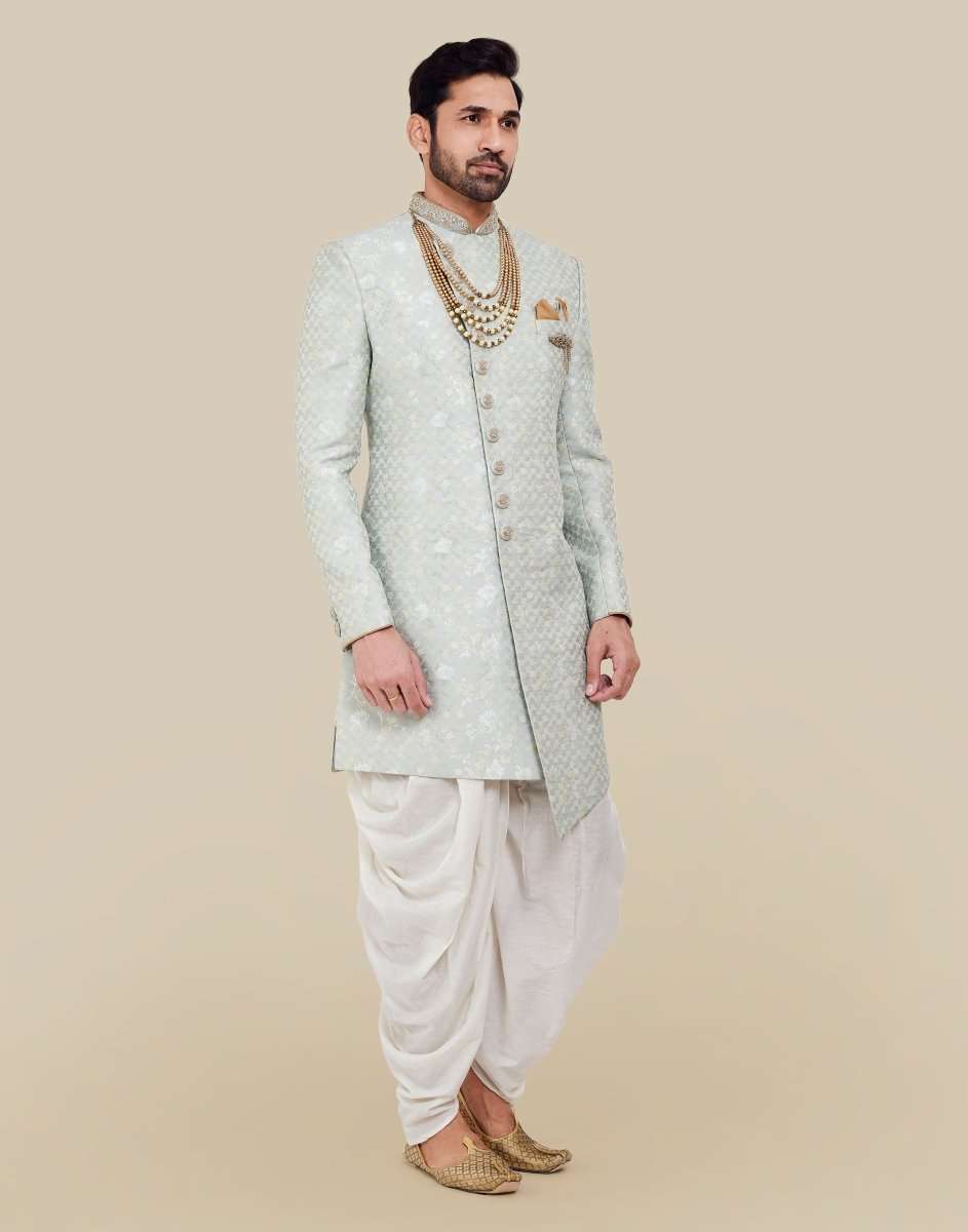 Brocade Jacquard Sherwani Set