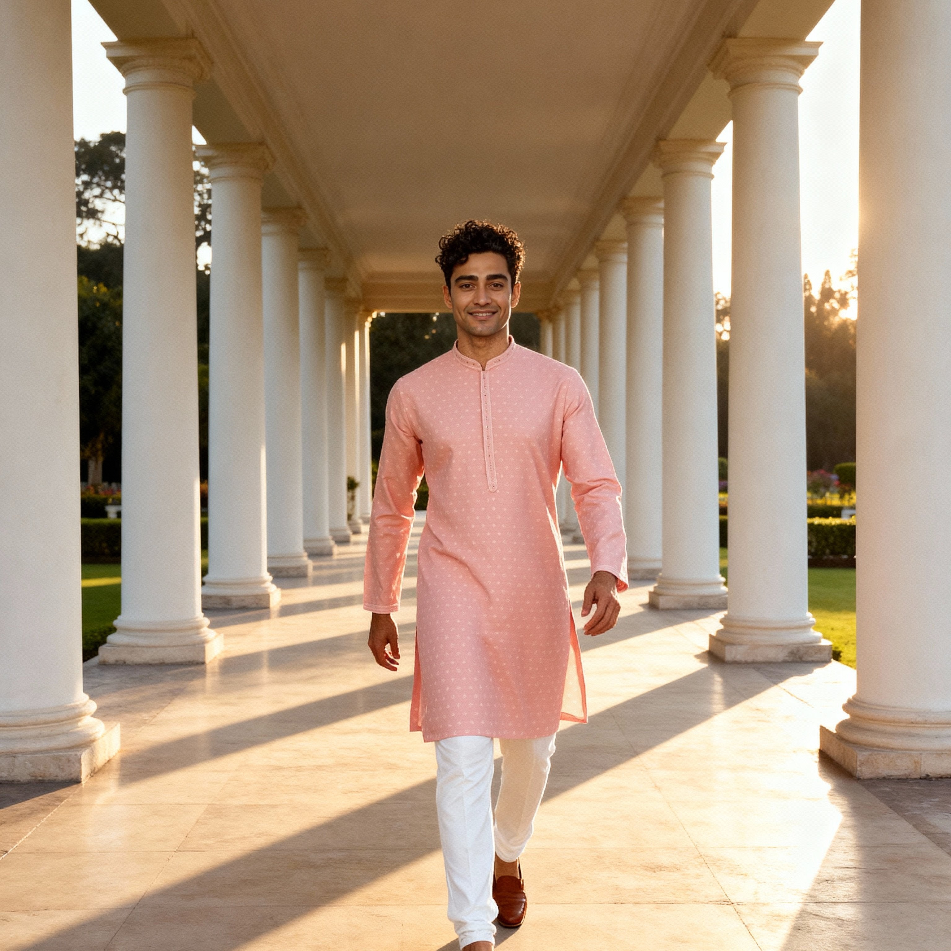 All Over Butta Weaving Jacquard Kurta Pyjamas