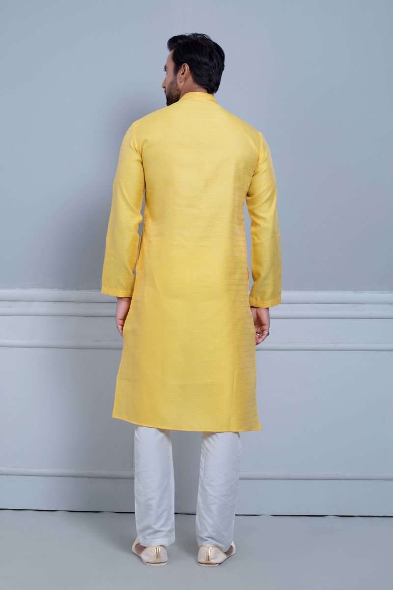 Simple Self Made Festive Design Kurta Set