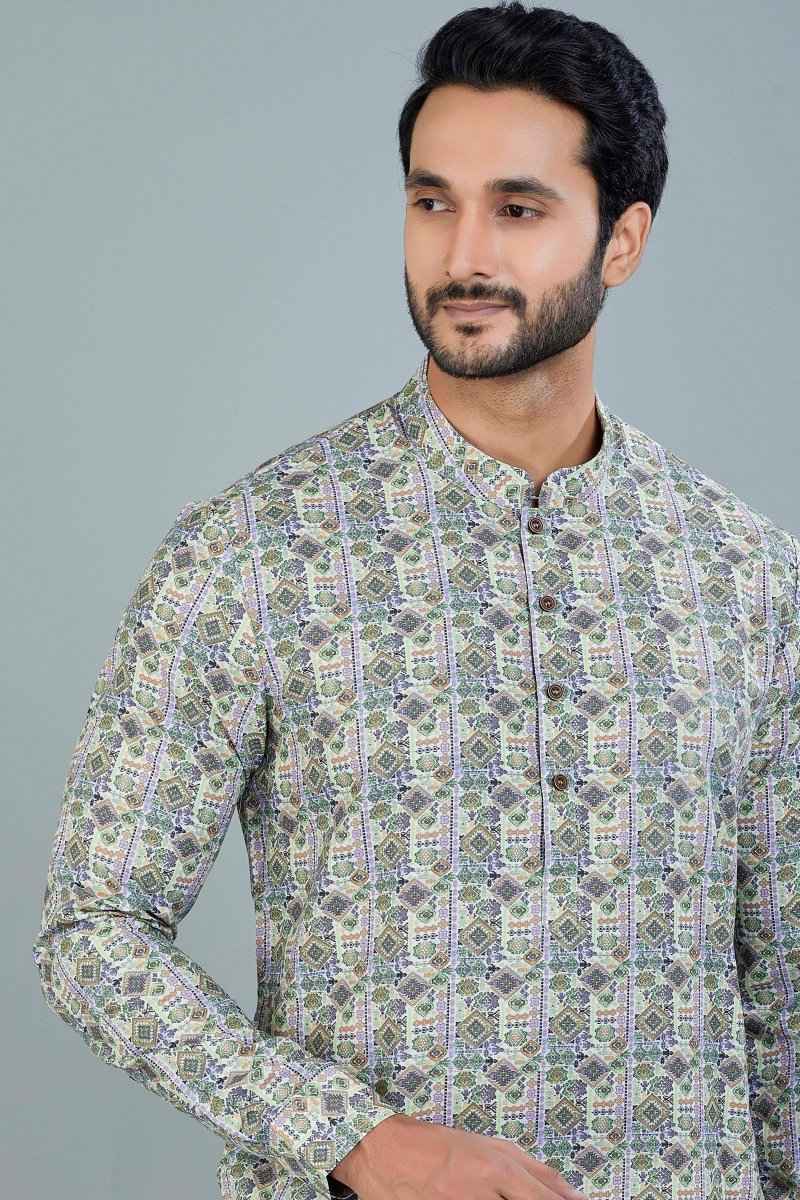 Multicolor Printed Kurta'S For Party Wear