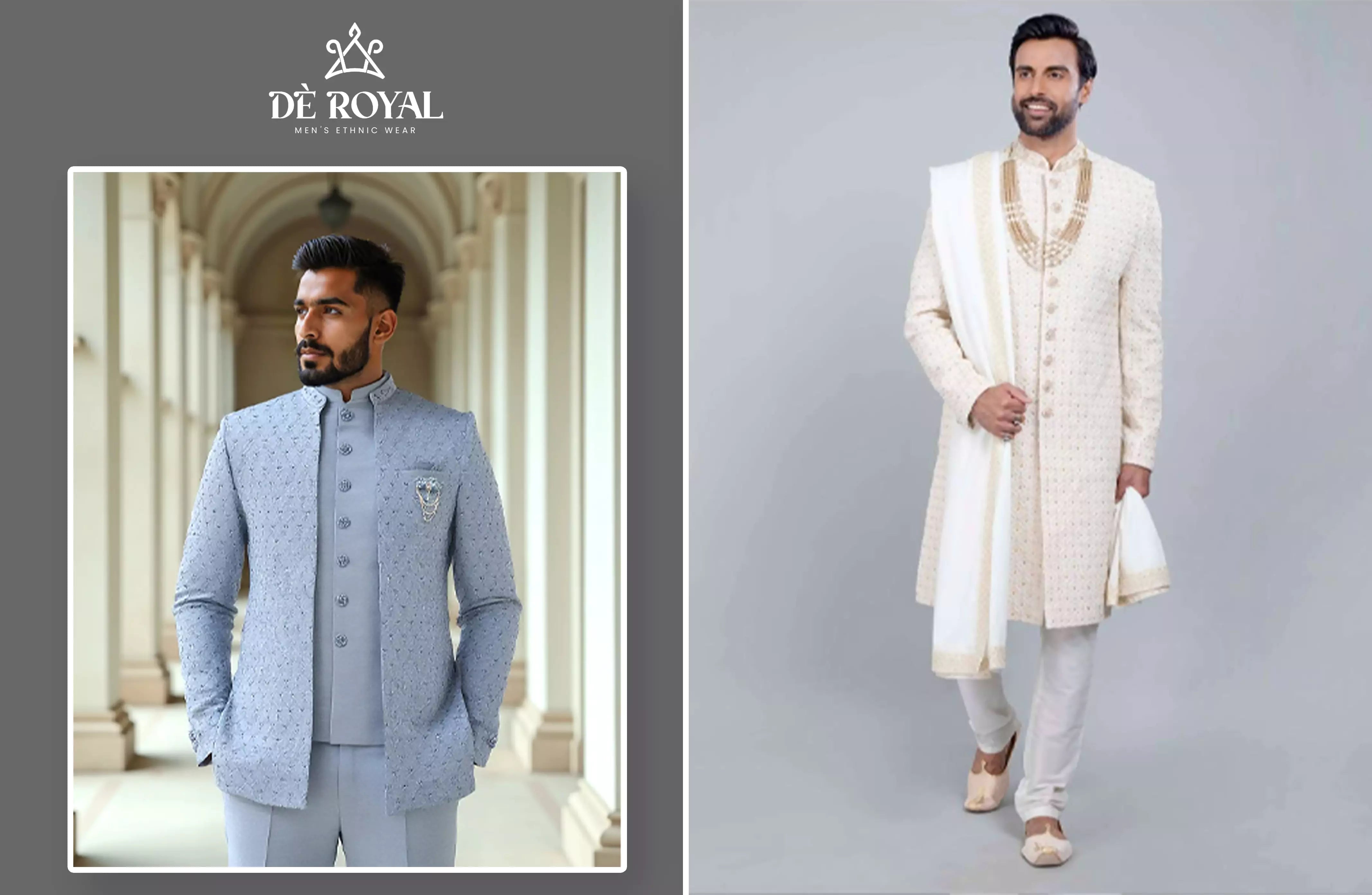 A Stylish Sangeet Dress for the Groom with Unique Details