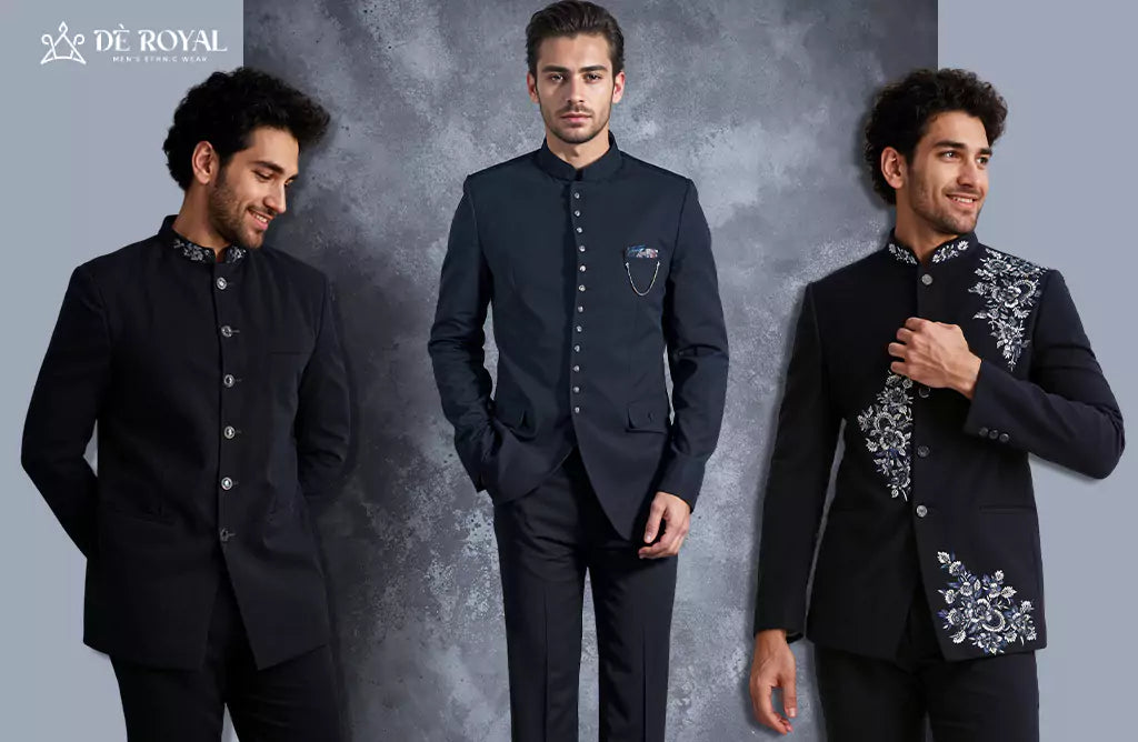 Bandhgala Designer Suits for Modern Men's Wedding Attire