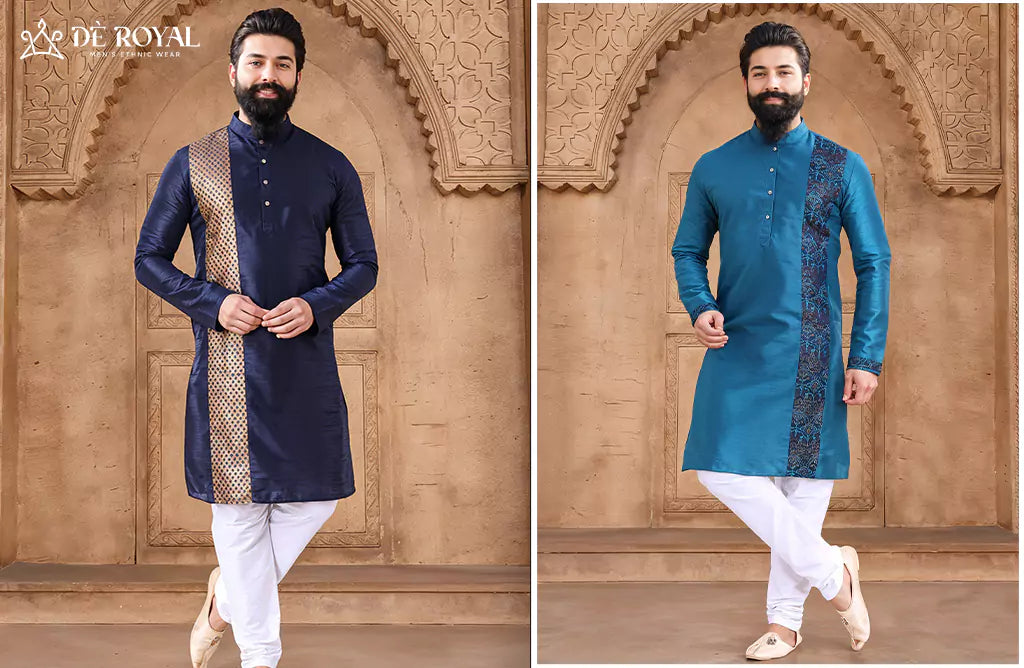  Kurta Pajama for Men in Vibrant Colors, Trendy Ethnic Fashion