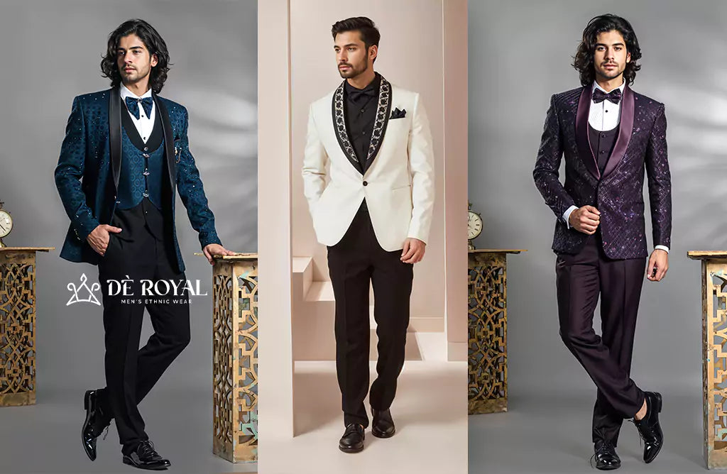 Men's Wedding Suits 2025: Latest Trends, Colors & Styles De Royal Mens Ethnic Men's Wedding Suits 2025: Latest Trends, Colors & Styles De Royal Mens Ethnic