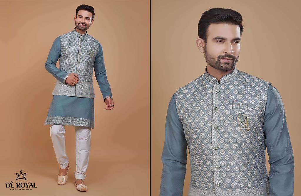 Kurta Jacket Set