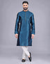 All Over Self Floral Design Soft Silk Kurta Pajama