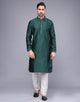 All Over Floral Thread Embroidery Work Soft Silk Kurta Set