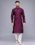 All Over Floral Thread Embroidery Work Soft Silk Kurta Set