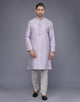 Self Thread and Sequence work Jacquard Kurta Pajama