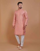 All Over Silver Motive Pattern Kurta Set