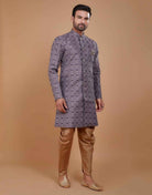 All Over Heavy Self Jacquard Indo Western Style