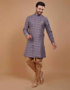 All Over Heavy Self Jacquard Indo Western Style