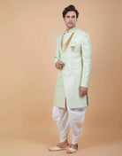 All Over Elegant Self Design  Indo Western Set