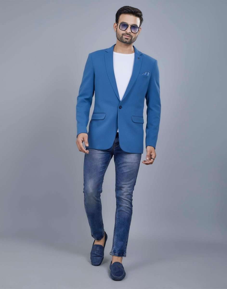 Wear Jeans With Blazer Mens Blue Blazer Combination Best