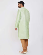 Impressive Thread And Collar  Work Kurtha Pajama