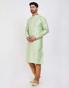 Impressive Thread And Collar  Work Kurtha Pajama