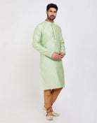 Impressive Thread And Collar  Work Kurtha Pajama