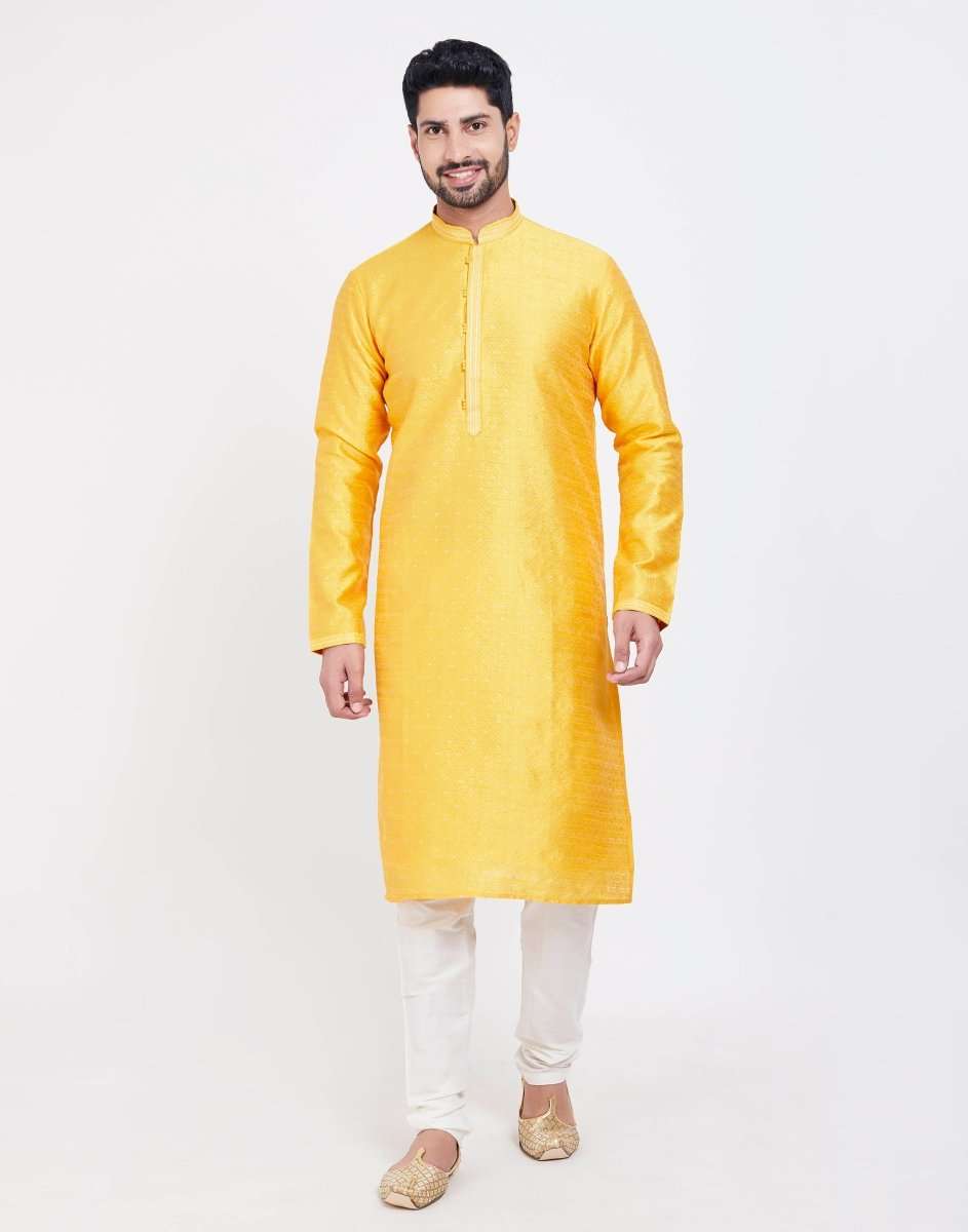 Impressive Thread And Collar  Work Kurtha Pajama