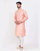 Astonishing Self Brocade Kurtha Pajama Set