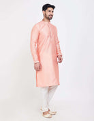 Astonishing Self Brocade Kurtha Pajama Set