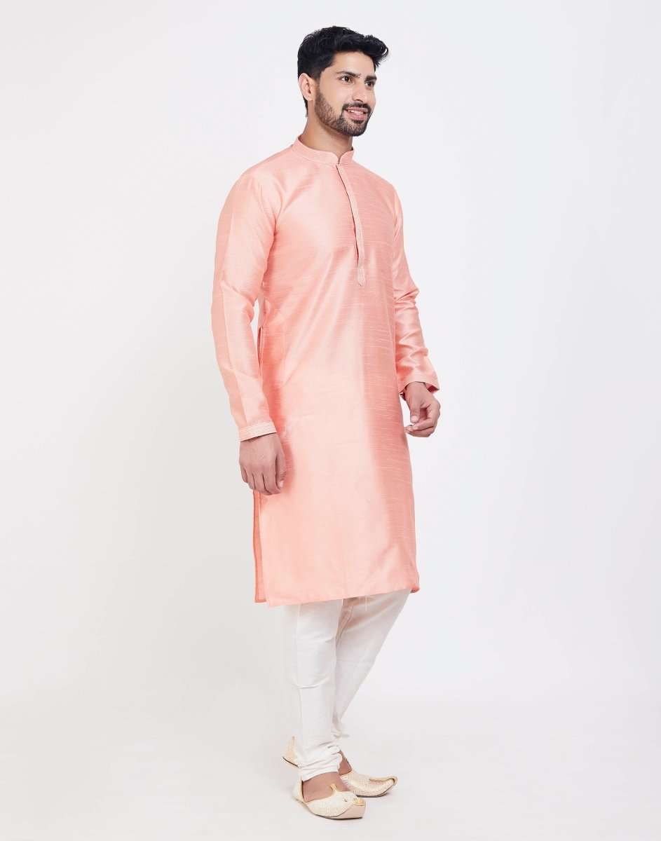 Astonishing Self Brocade Kurtha Pajama Set