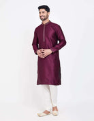 Astonishing Self Brocade Kurtha Pajama Set