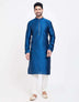 Self Design With Collar Patti Work Style Kurtha Pajama
