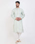 Multi Green Soft Silk  Stylish Kurtha Pajama