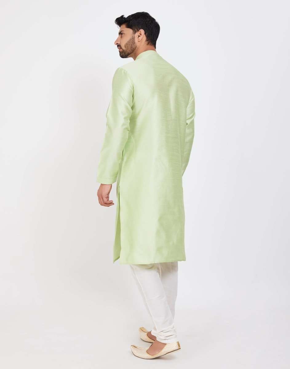 Astonishing Self Brocade Kurtha Pajama Set