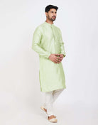 Astonishing Self Brocade Kurtha Pajama Set