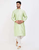 Astonishing Self Brocade Kurtha Pajama Set