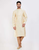 Self Design With Collar Patti Work Style Kurtha Pajama