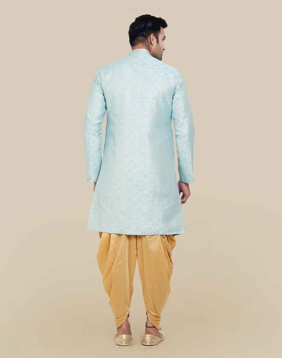 All Over Fully Detailed Jacquard Design With Peshawari Semi Indo